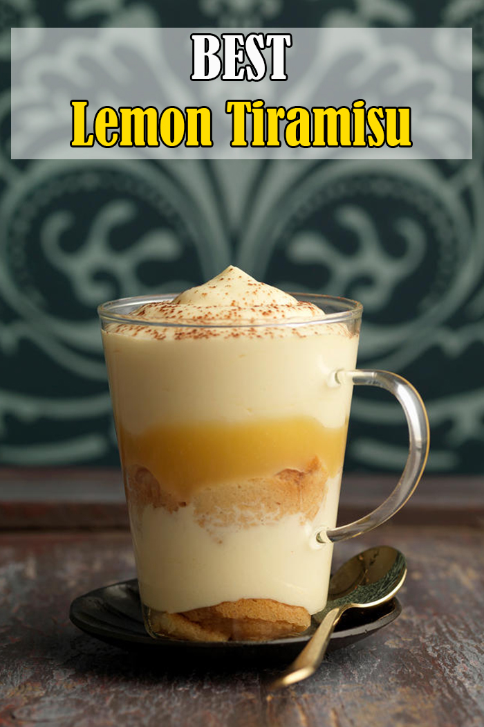 BEST Lemon Tiramisu