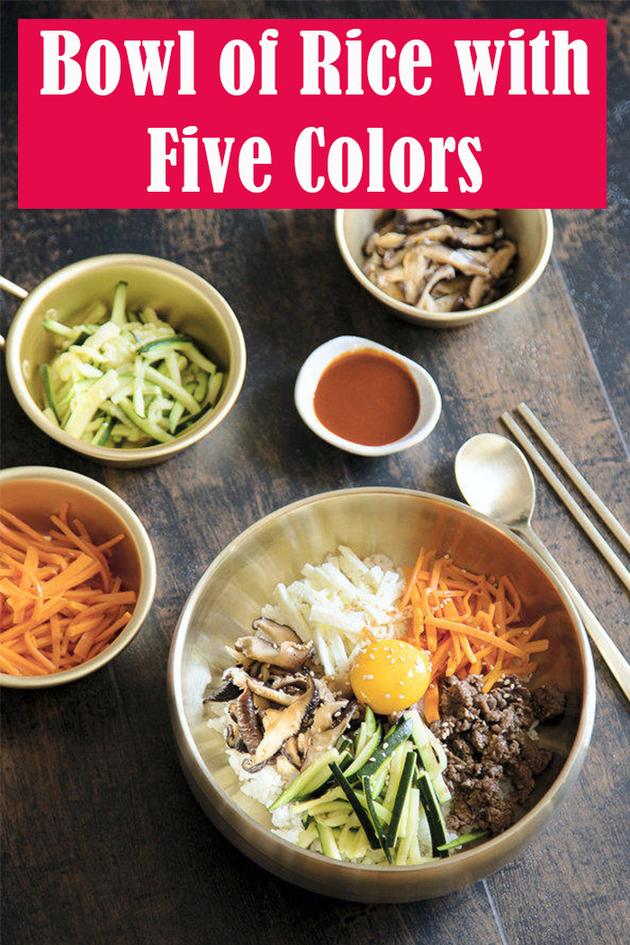 Bowl of Rice with Five Colors