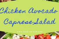 Chicken Avocado Caprese Salad