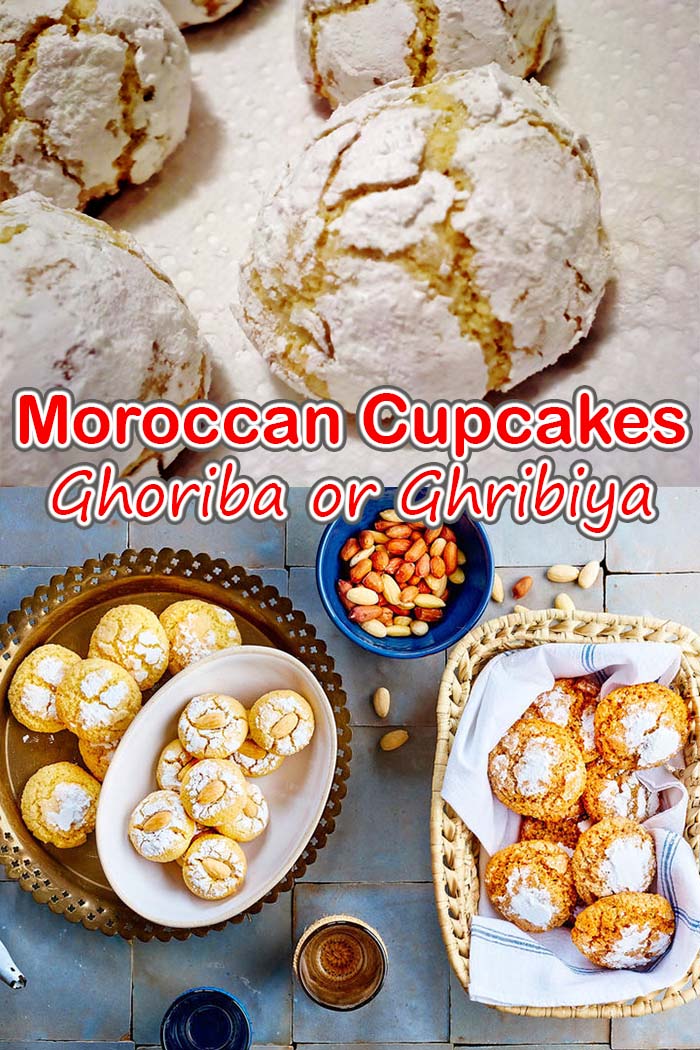 Moroccan Cupcakes Ghoriba or Ghribiya