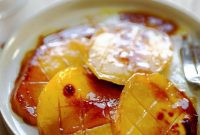 Slices of Caramelized Mangos