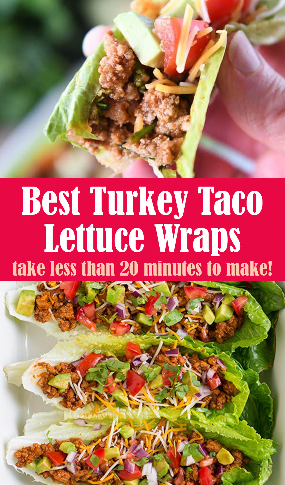 Turkey Taco Lettuce Wraps Recipe