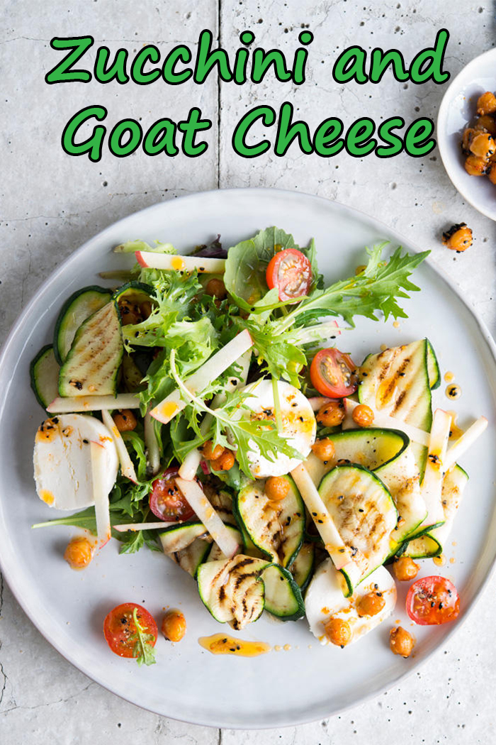 Zucchini and Goat Cheese Salad